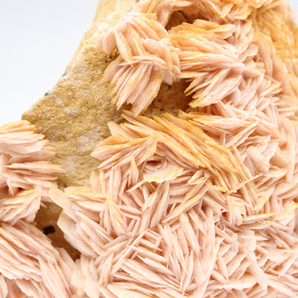 Cristaux de barytine orange du Maroc pour collection