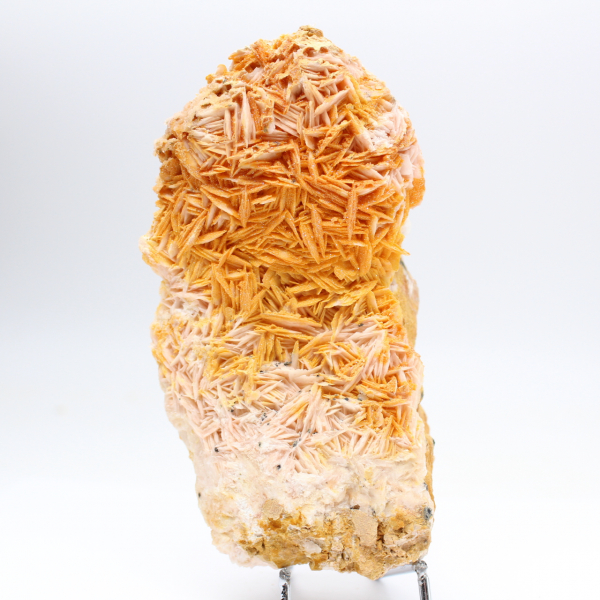 Cristaux naturels de barytine orange du Maroc