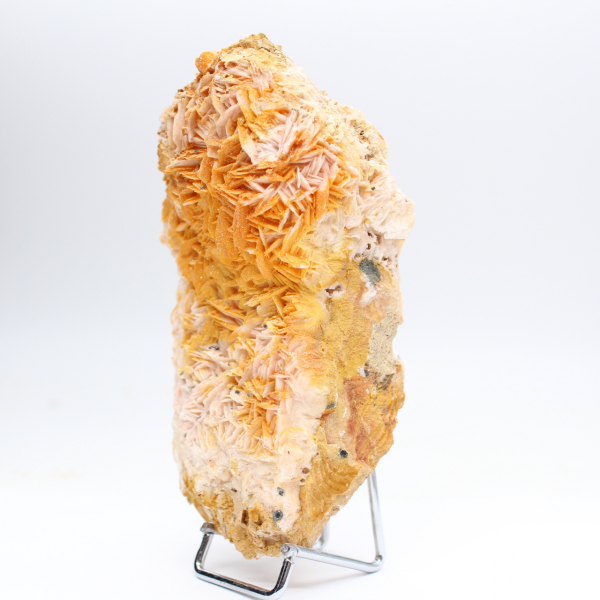 Cristaux naturels de barytine orange du Maroc