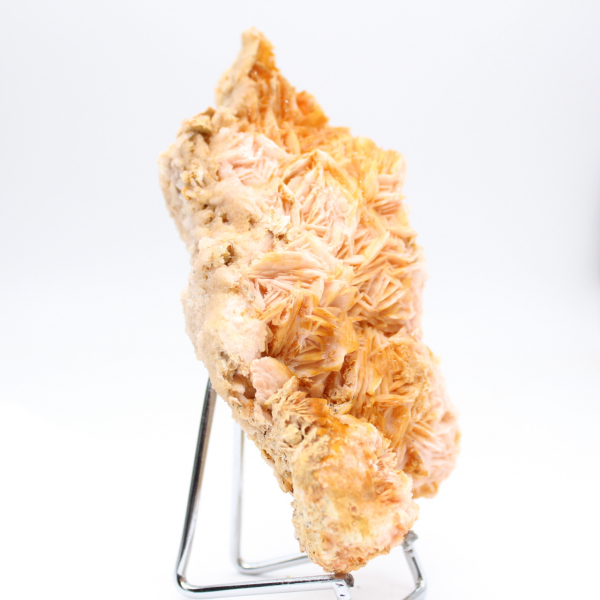 Barytine orange du Maroc, spécimen cristallisé