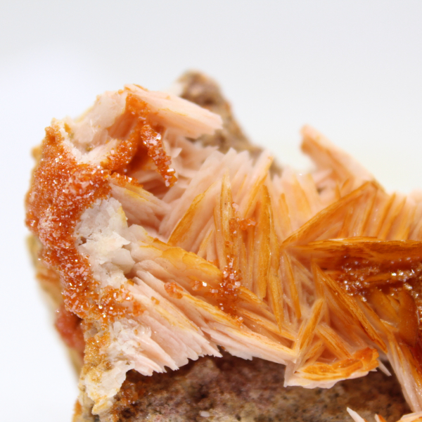 Petit spécimen de barytine orange du Maroc