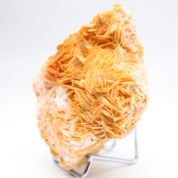 Barytine orange marocaine à cristaux naturels