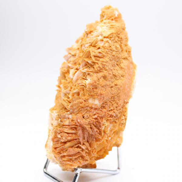 Cristaux naturels de barytine orange marocaine