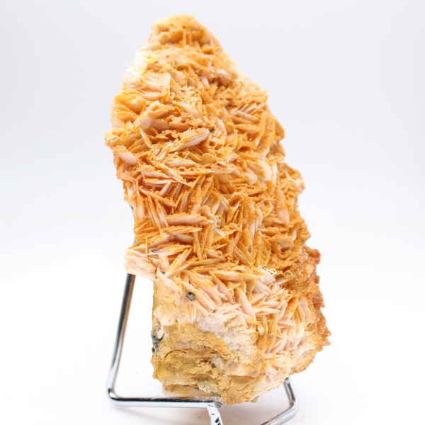 Cristaux naturels de barytine orange marocaine