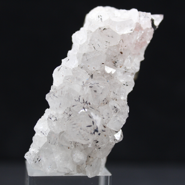 Cristaux Quartz Goethite Maroc, Petite druse de 120g