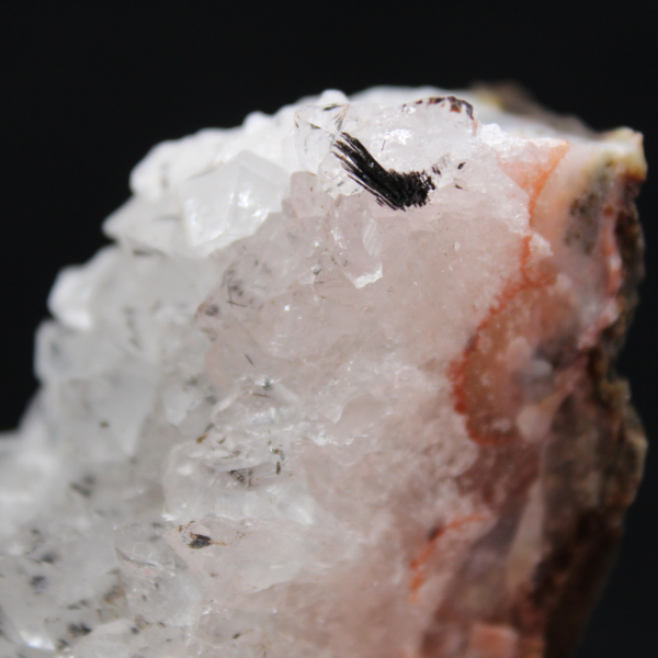 Cristaux Quartz Goethite Maroc, Petite druse de 120g