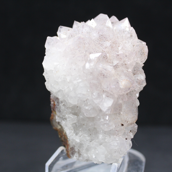 Druses de Quartz avec Goethite, Spécimen minéral 155g