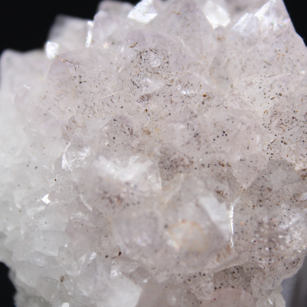 Druses de Quartz avec Goethite, Spécimen minéral 155g