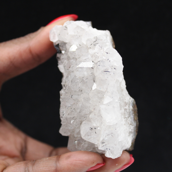 Quartz brut du Maroc, Cristaux à inclusions de Goethite