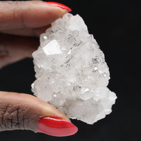 Miniature Quartz Goethite, Spécimen brut Maroc 80g