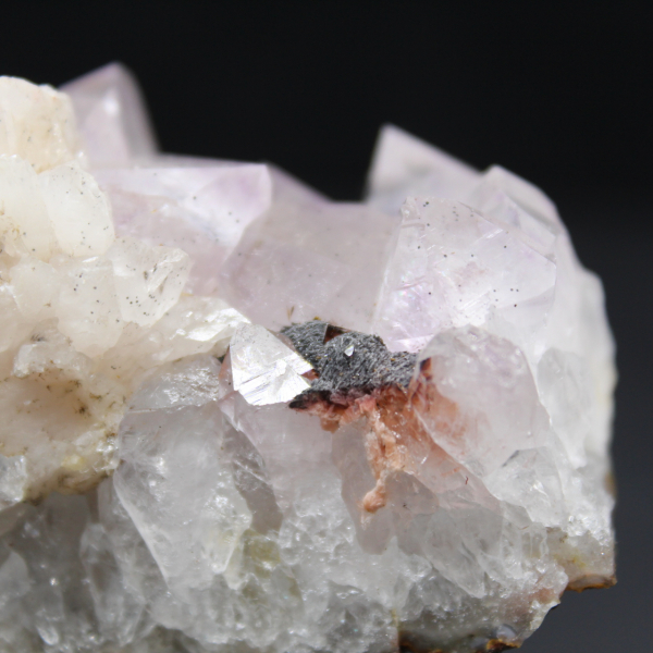 Mini Spécimen Quartz Goethite, Décoration Maroc 110g