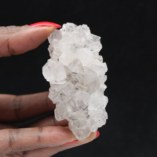 Quartz Goethite, Mini druse de collection Maroc 85g