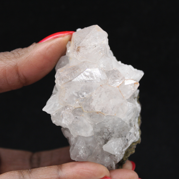 Petite Roche de Quartz et Goethite, Cristaux du Maroc