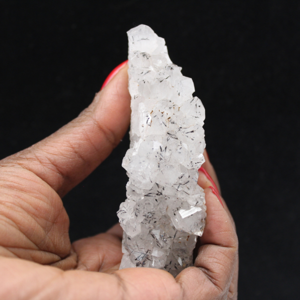Quartz Goethite, Spécimen brut du Maroc, 125g