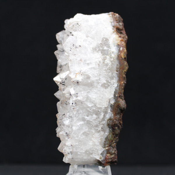 Quartz à Goethite, Druses brutes pour collection 145g