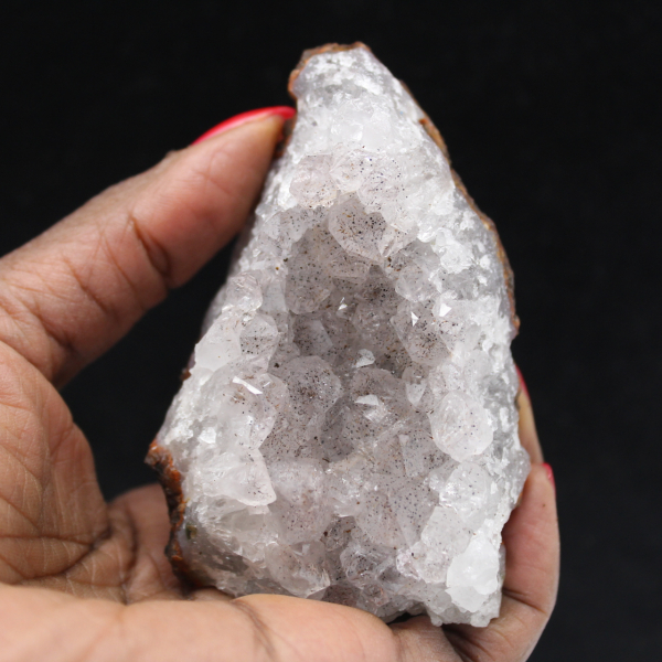 Druses de Quartz et Goethite, Pierre naturelle marocaine 225g