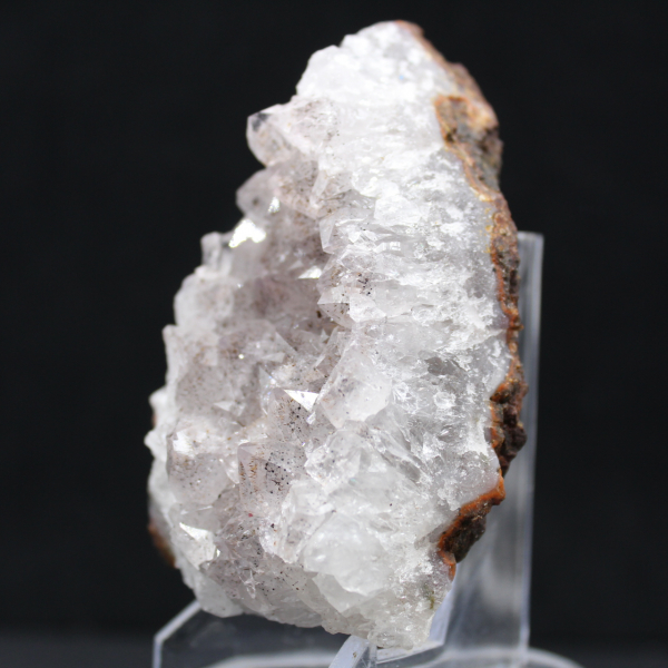 Druses de Quartz et Goethite, Pierre naturelle marocaine 225g