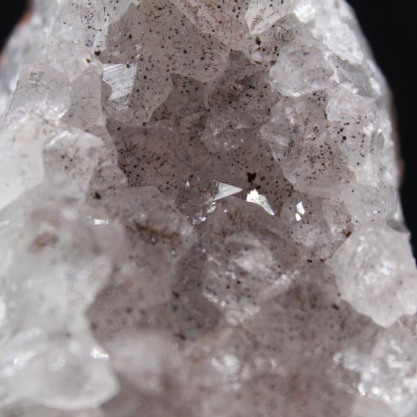 Druses de Quartz et Goethite, Pierre naturelle marocaine 225g
