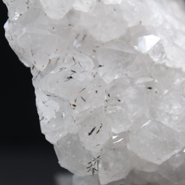 Grande Druse de Quartz avec inclusion de Goethite, Maroc