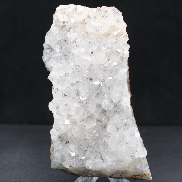 Quartz brut Marocain à filaments de Goethite, Druses et Cristaux