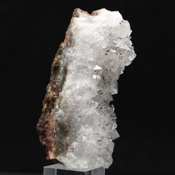 Authentique Quartz brut du Maroc, Cristaux à Goethite