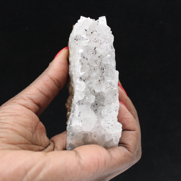 Spécimen Quartz Goethite, Druses brutes du Maroc 180g