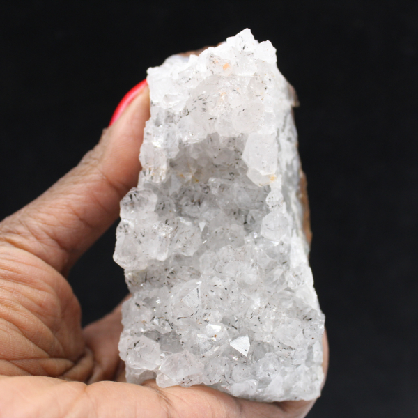 Petit Cristal de Quartz avec inclusion de Goethite, Maroc