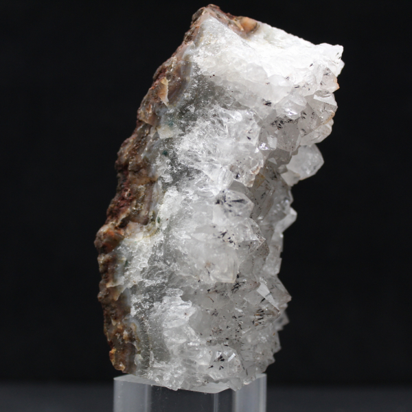 Petit Cristal de Quartz avec inclusion de Goethite, Maroc