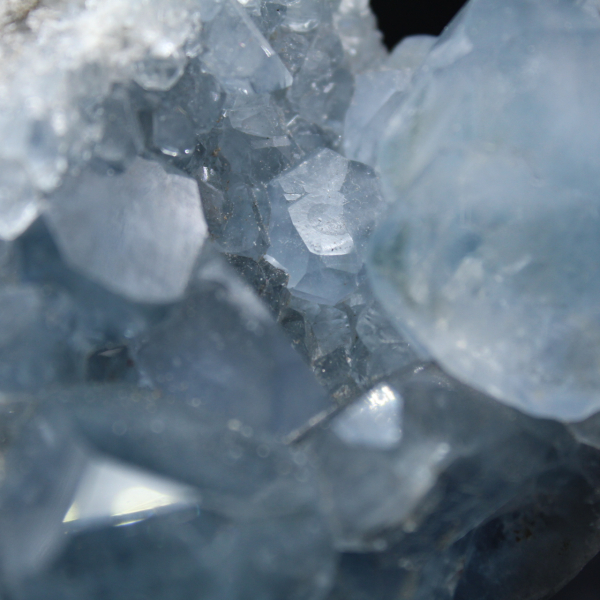 Géode de Célestine Bleue de Madagascar