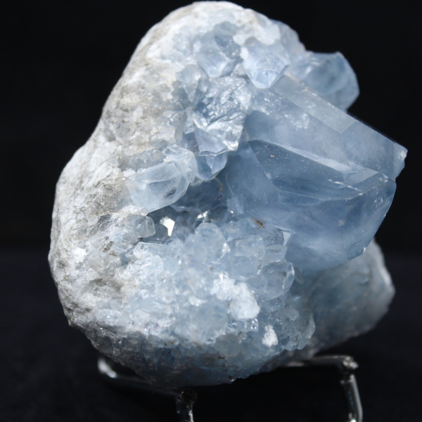 Célestine de Madagascar : Druse et Cristaux Bruts