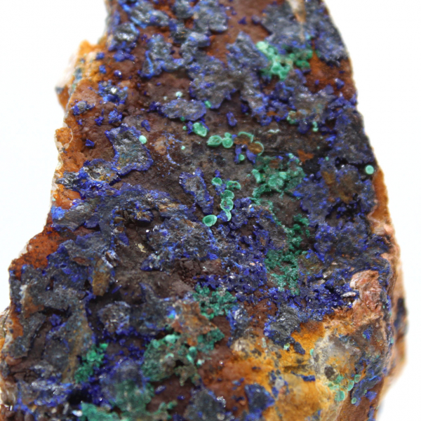 Malachite Azurite brute bicolore