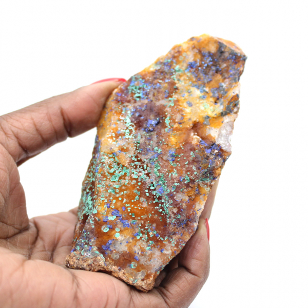 Malachite Azurite brute bicolore