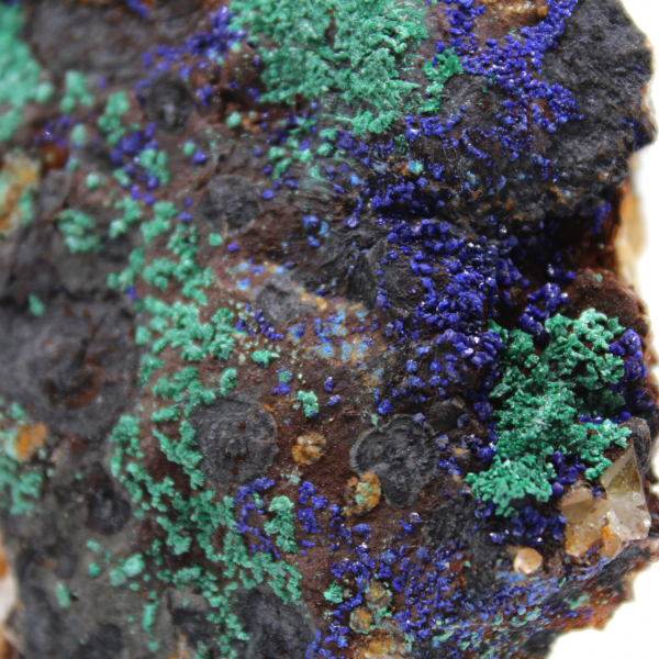 Cristaux Azurite Malachite mixtes