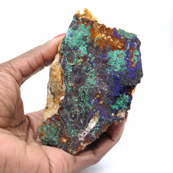 Cristaux Azurite Malachite mixtes