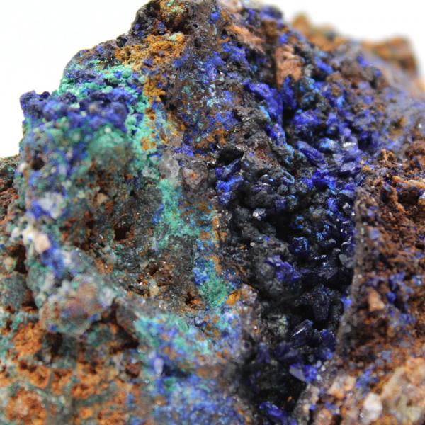 Duo Malachite Azurite sur gangue