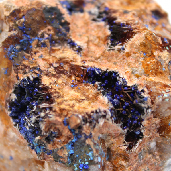 Cristaux Malachite Azurite Maroc
