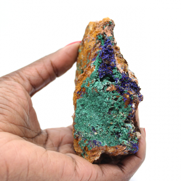 Duo Azurite Malachite naturelle