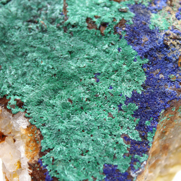 Minéral brut Azurite Malachite