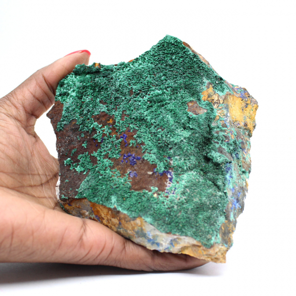 Malachite Azurite brute du Maroc