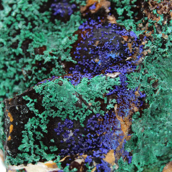 Malachite Azurite en cristaux
