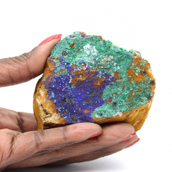 Cristaux Azurite Malachite Maroc