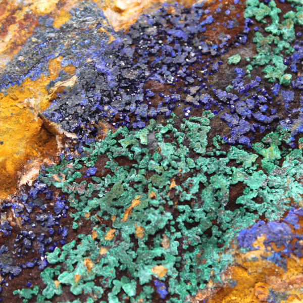 Minéral Azurite Malachite Maroc
