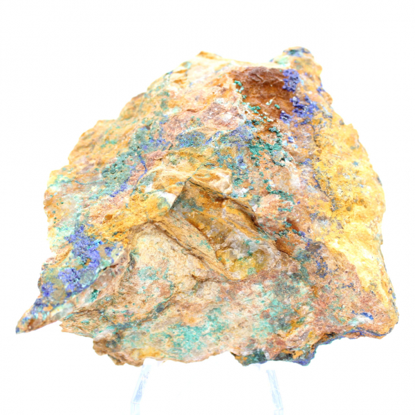 Minéral Malachite Azurite Maroc
