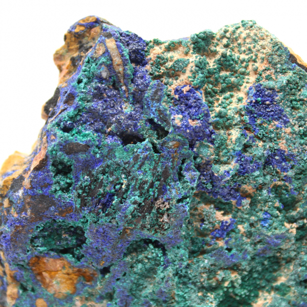 Minéral Malachite Azurite Maroc