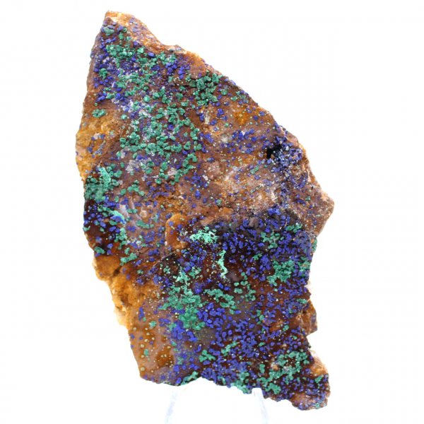 Cristaux mixtes Azurite Malachite