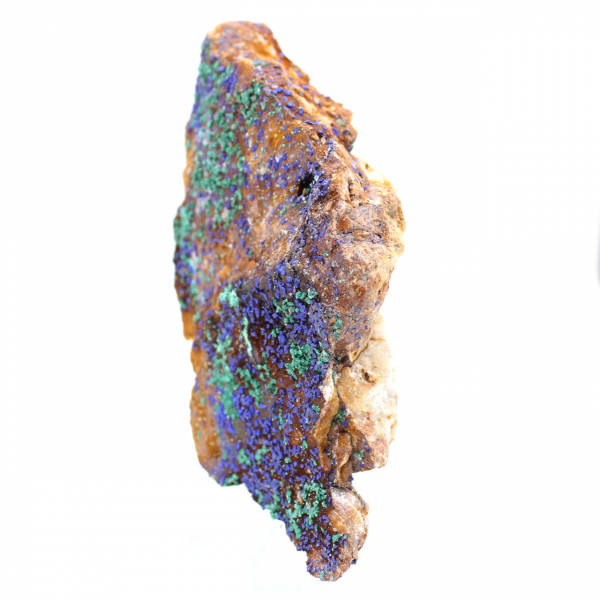 Cristaux mixtes Azurite Malachite