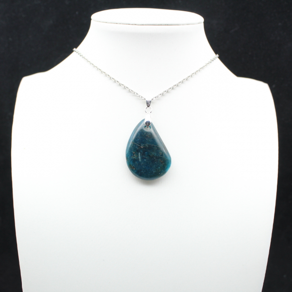 Pendentif Apatite de Madagascar - Cristallisation Naturelle