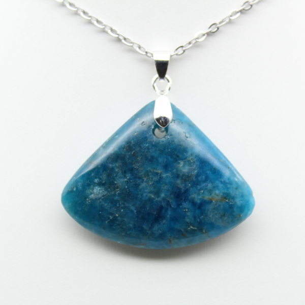 Pendentif Apatite Bleue - Spécimen Minéralogique Madagascar