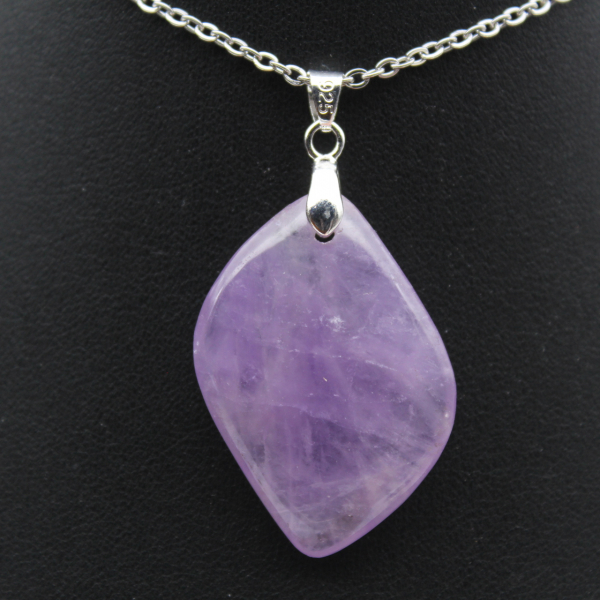 Pendentif Améthyste - Quartz Violet d'Exception