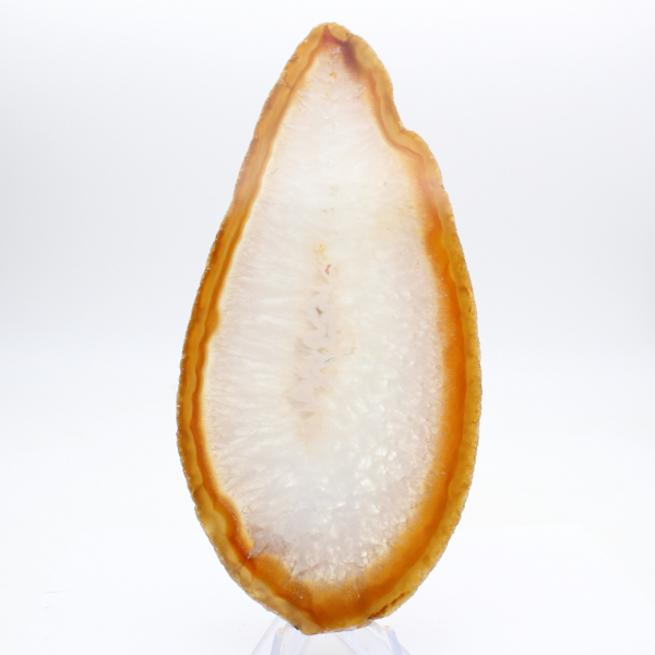 Spécimen d'Agate sédimentaire polie